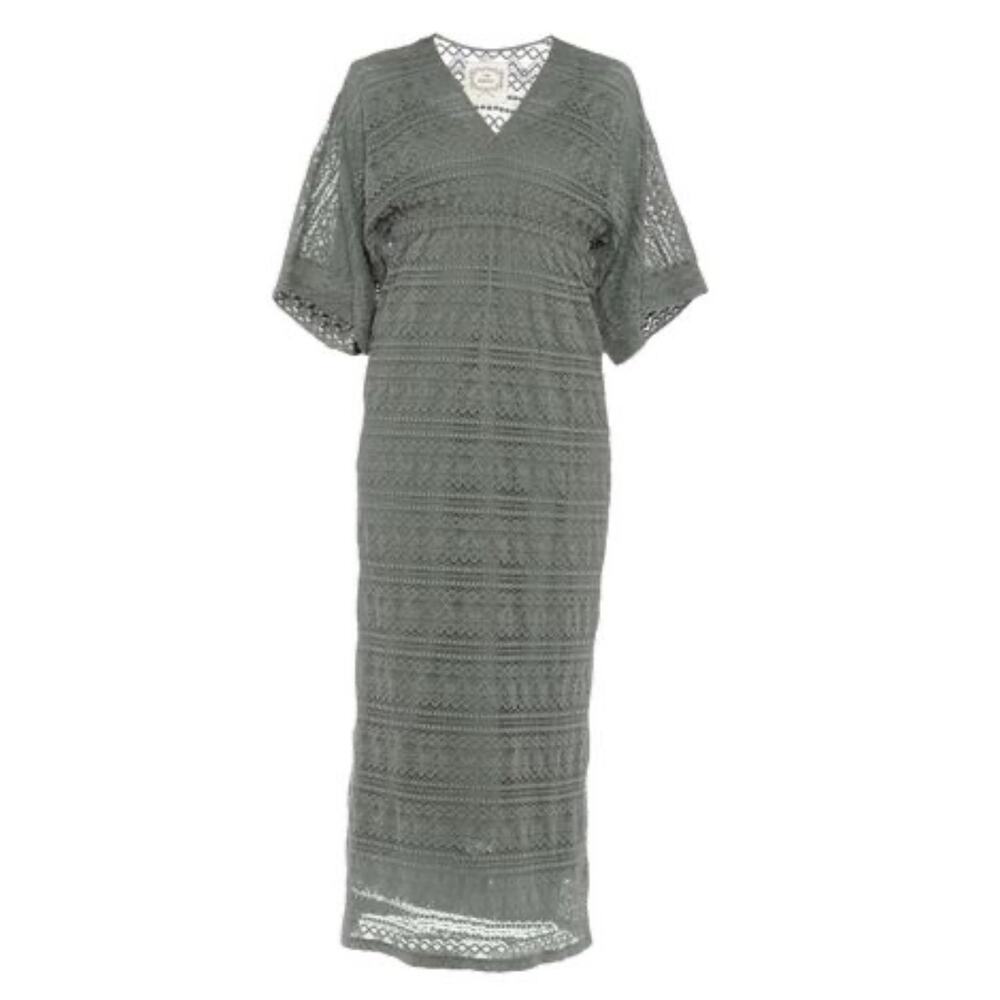Pink Memories Cotton Lace Dress, NWT, Size: 42 - Picture 3 of 7
